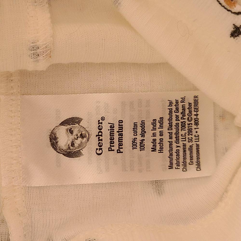 GERBER 3pc HAPPY CAMPER MATCHING SET - PREEMIE - Picture 3 of 8